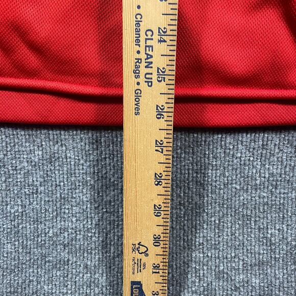 Fire Department Hoodie Norman Oklahoma Men's Large Red Embroidered Zip Pocket - Picture 8 of 10